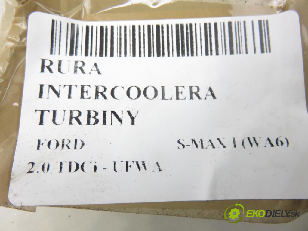 FORD S-MAX (WA6) MINIVAN 2006 103,00 2.0 TDCi - UFWA 1997,00 Rúra intercoolera turba 6G916K683A