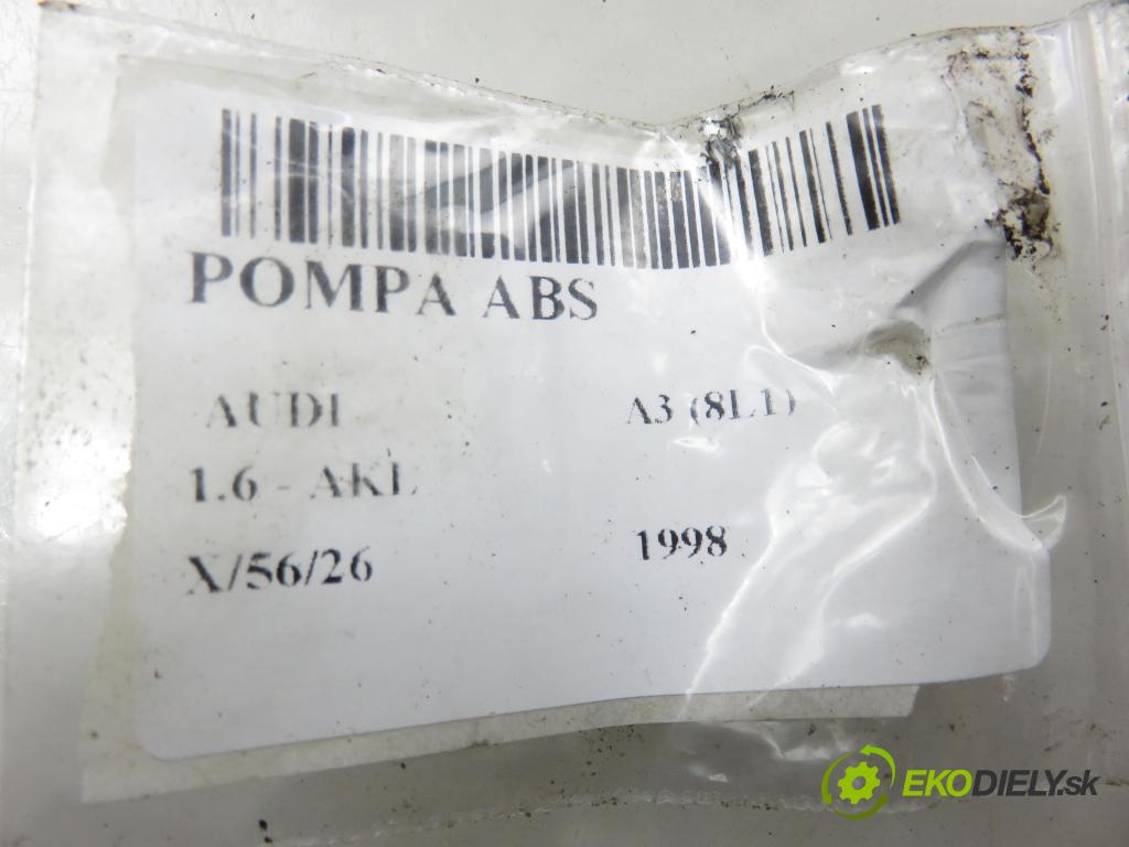 AUDI A3 (8L1) HB 1998 74,00 1.6 - AKL 1595,00 pumpa ABS 1J0907379H ; 10094903413 ; 1J0614217C (Pumpa ABS)