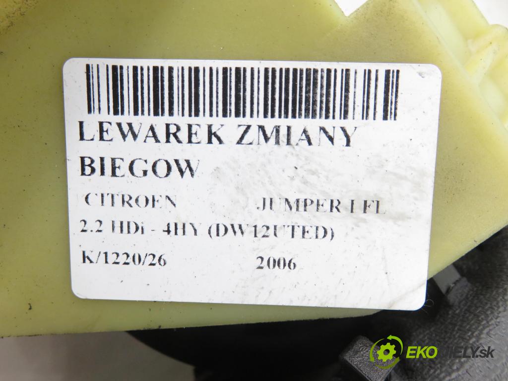 CITROEN JUMPER Skrzynia (244) FURGON 2006 74,00 2.2 HDi - 4HY (DW12UTED) 2179,00 ZVEDÁK: 7353327050