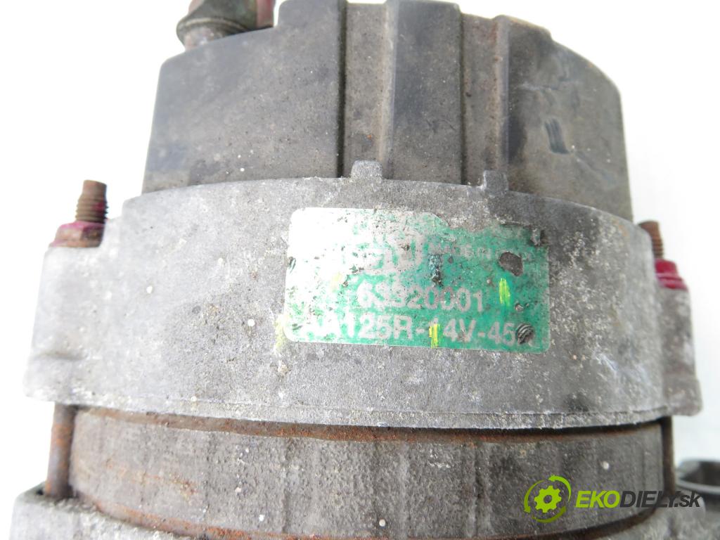 FIAT UNO (146_) HB 1993 33,00 1 - 156 A2.000 999,00 Alternátor 63320001 ; AA125R (Alternátor)