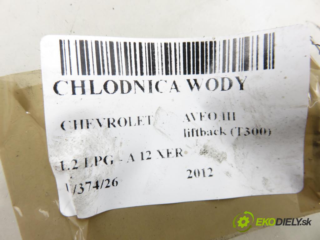 CHEVROLET AVEO liftback (T300) HB 2012 63,00 1.2 LPG - A 12 XER 1229,00 chladič vody