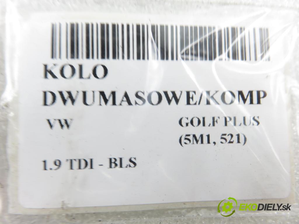 VW GOLF PLUS (5M1, 521) MINIVAN 2005 77,00 1.9 TDI - BLS 1896,00 řemenice DUAL MASS / COMP 2T3193082001409 ; 1864001694 ; 2289000299