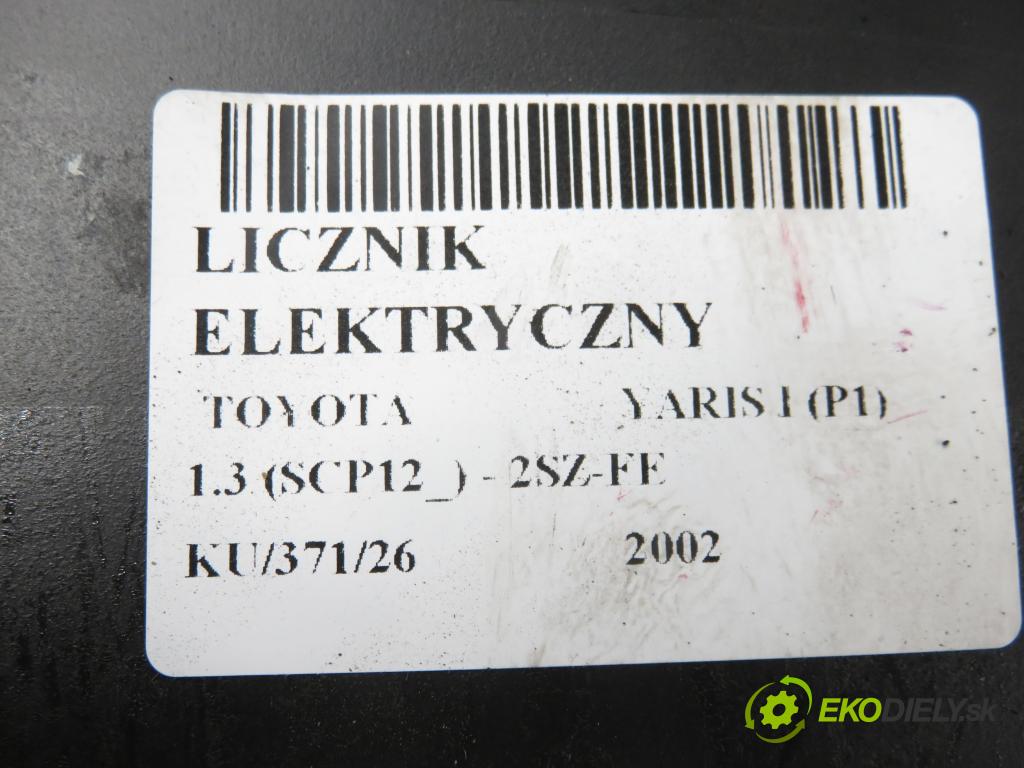 TOYOTA YARIS (_P1_) HB 2002 64,00 1.3 VVTi 87 - 2SZ-FE 1298,00 Prístrojovka elektrický