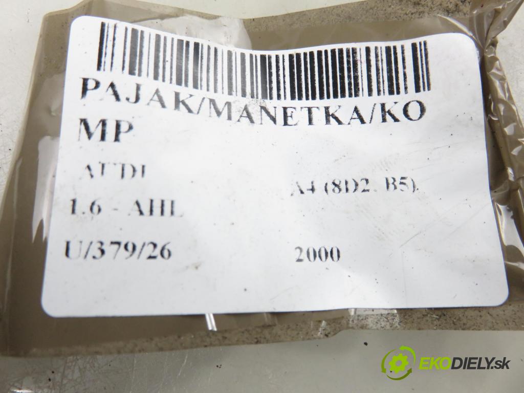 AUDI A4 (8D2, B5) SEDAN 2000 74,00 1.6 - AHL 1595,00 páčka/prepínač 4D0953513D ; 8D0953503A