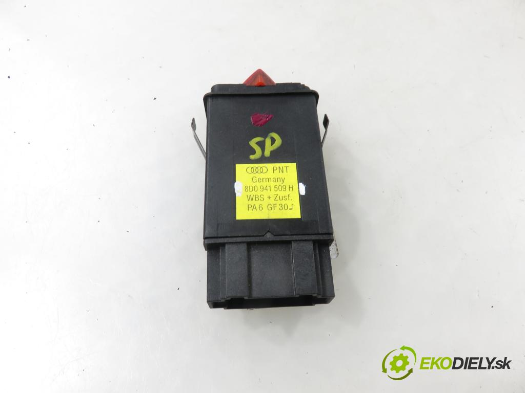 AUDI A4 (8D2, B5) SEDAN 2000 74,00 1.6 - AHL 1595,00 prepínač výstražných (núdzových) 8D0941509H