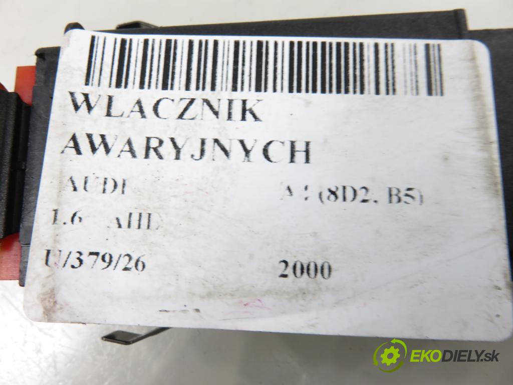 AUDI A4 (8D2, B5) SEDAN 2000 74,00 1.6 - AHL 1595,00 prepínač výstražných (núdzových) 8D0941509H