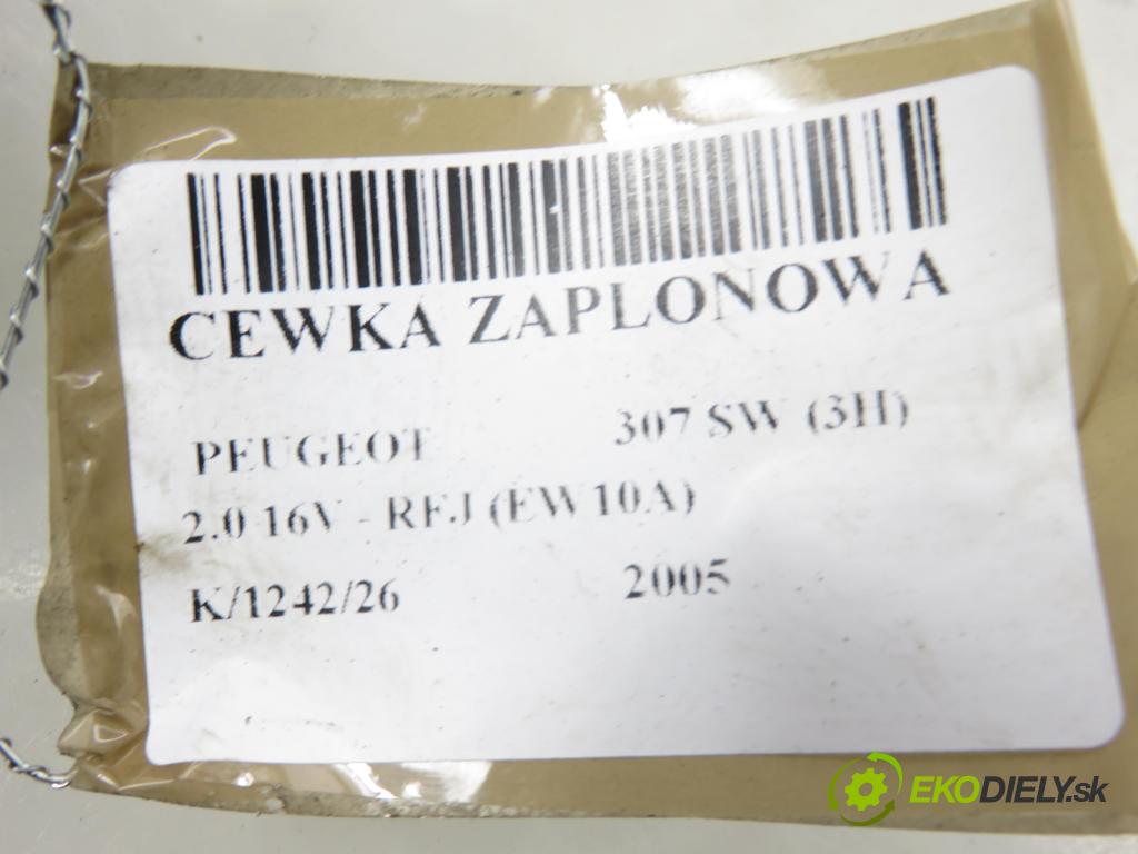 PEUGEOT 307 SW (3H) KOMBI 2005 0,00 2.0 16V - RFJ (EW10A) 1997,00 Cievka zapaľovacia 9656695780