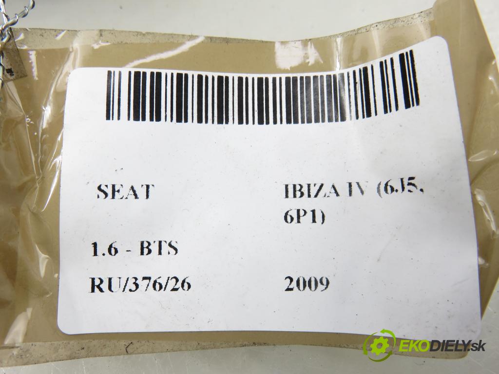 SEAT IBIZA IV (6J5, 6P1) HB 2009 77,00 1.6 - BTS 1598,00 PÁSKA: air BAG 280689 ; 280690
