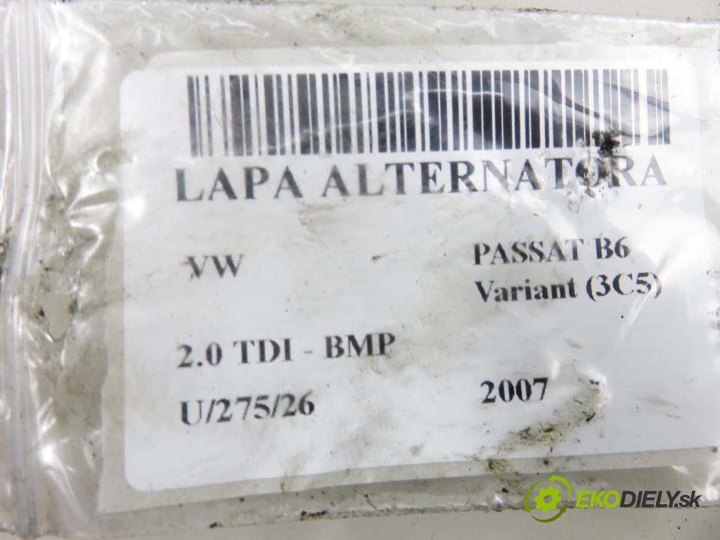VW PASSAT B6 Variant (3C5) KOMBI 2007 103,00 2.0 TDI PD 8V 140 - BMP 1968,00 Uchytenie alternátora 038903143AF ; 03G903315C