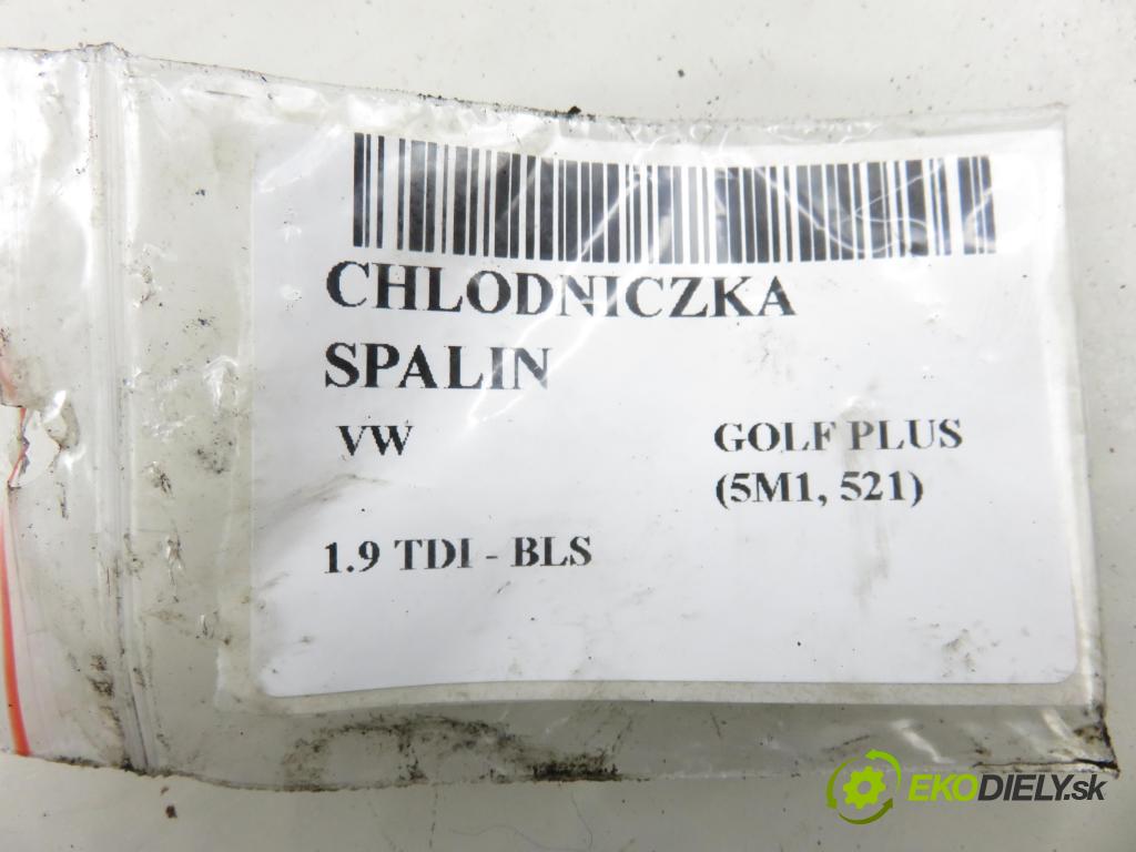 VW GOLF PLUS (5M1, 521) HB 2007 77,00 1.9 TDI - BLS 1896,00 Chladič spalín 03G131512AD