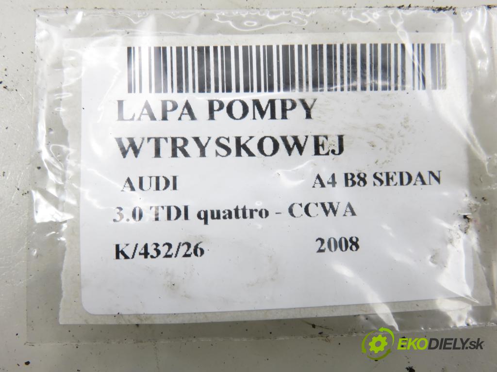 AUDI A4 (8K2, B8) SEDAN 2008 176,00 3.0 TDI quattro - CCWA 2967,00 Uchytenie pumpy vstrekovacej 059130147N