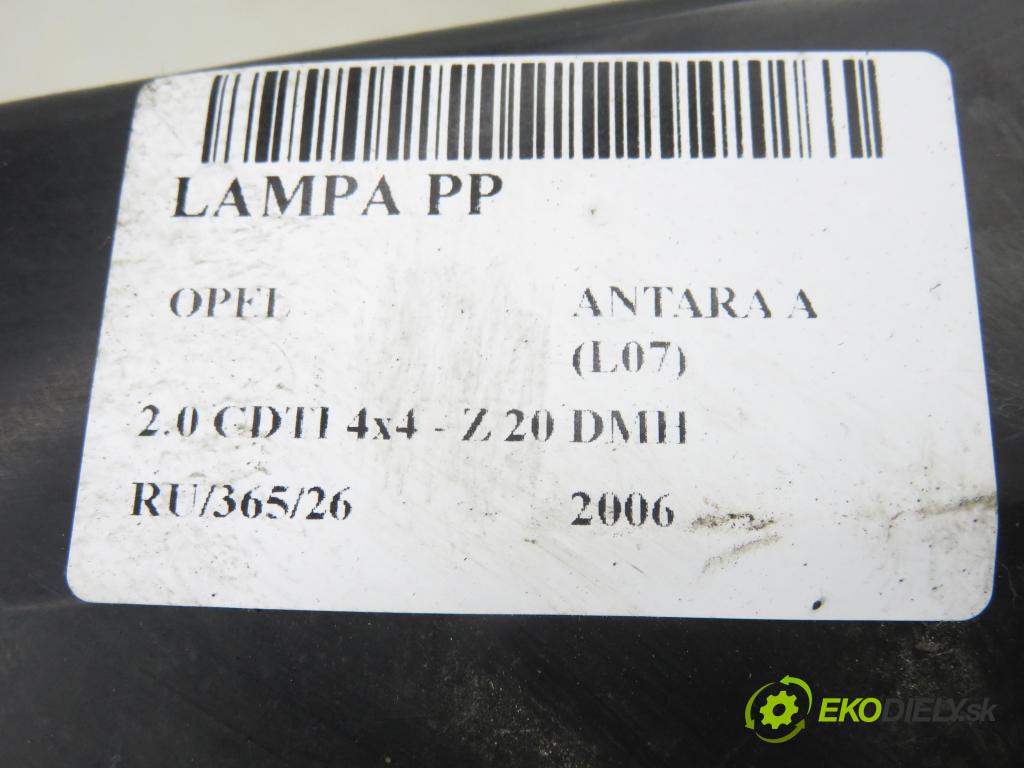 OPEL ANTARA A (L07) SUV 2006 110,00 2.0 CDTI 4x4 - Z 20 DMH 1991,00 světlo PP