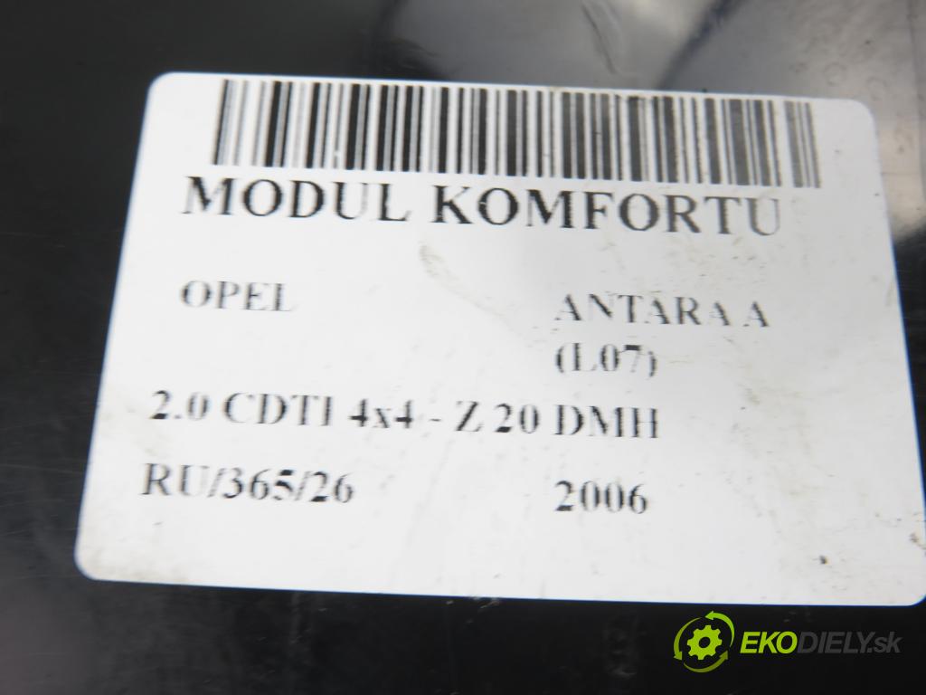 OPEL ANTARA A (L07) SUV 2006 110,00 2.0 CDTI 4x4 - Z 20 DMH 1991,00 MODUL komfortu 15926005 ; 2324000112