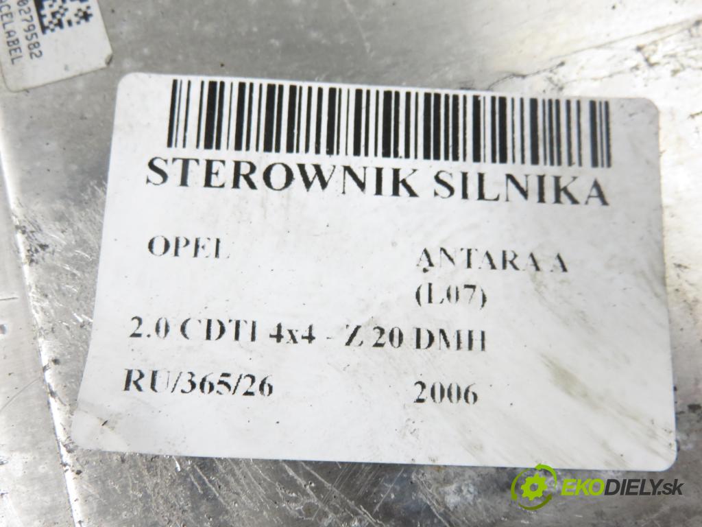 OPEL ANTARA A (L07) SUV 2006 110,00 2.0 CDTI 4x4 - Z 20 DMH 1991,00 Riadiaca jednotka Motor 96813187TA ; 0281012695