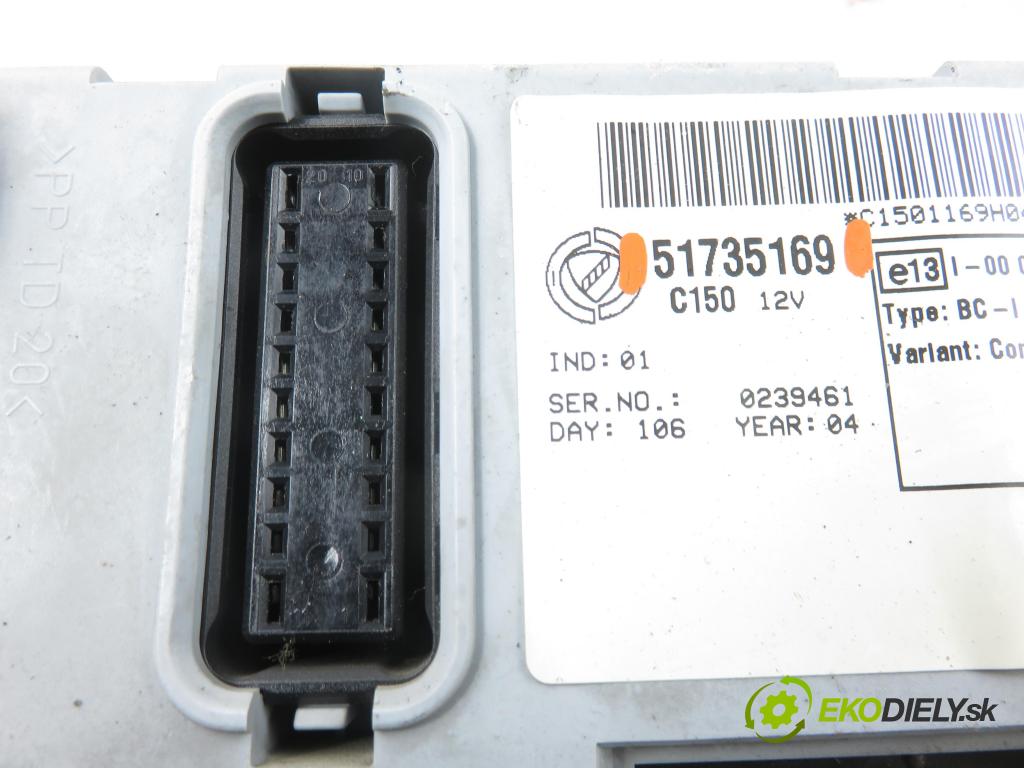 FIAT DOBLO nadwozie wielkoprzestrzenne (MPV) (119_, 223_) KOMBIVAN 2004 77,00 1.9 JTD - 223 A7.000 1910,00 MODUL BSI 51735169