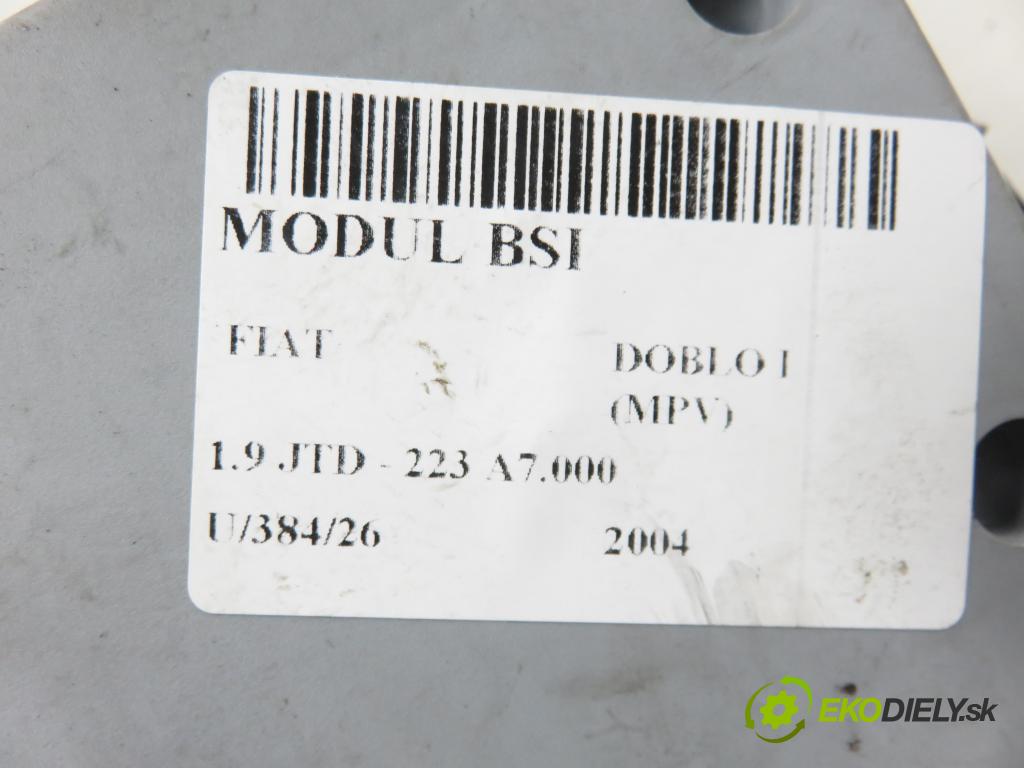 FIAT DOBLO nadwozie wielkoprzestrzenne (MPV) (119_, 223_) KOMBIVAN 2004 77,00 1.9 JTD - 223 A7.000 1910,00 MODUL BSI 51735169