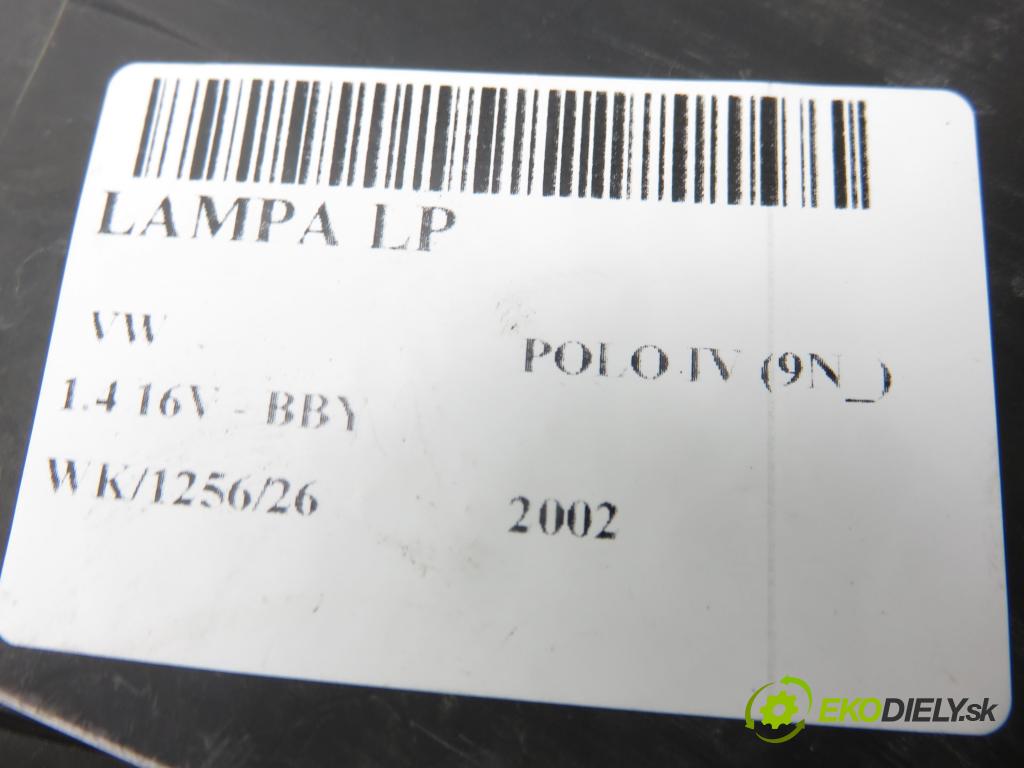 VW POLO (9N_) HB 2002 55,00 1.4 16V - BBY 1390,00 světlo LP 6Q1941007M ; 0301190201