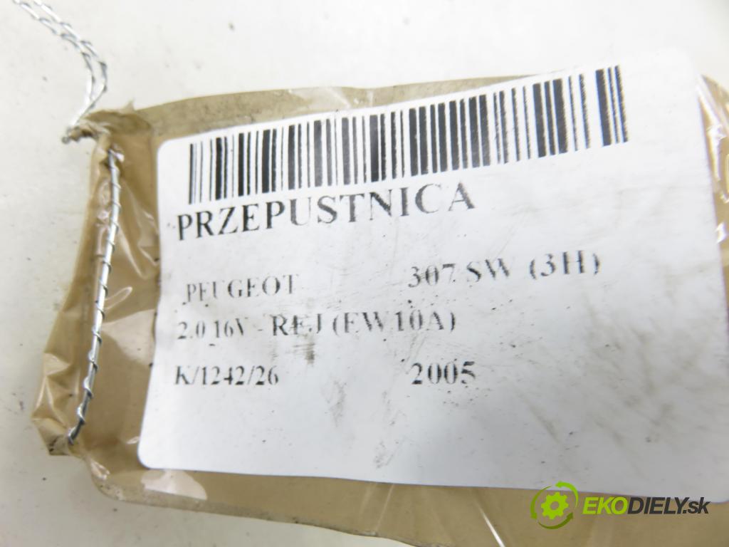 PEUGEOT 307 SW (3H) KOMBI 2005 0,00 2.0 16V - RFJ (EW10A) 1997,00 škrtíci klapka 9650787380 ; 408239827001 (Škrticí klapka)