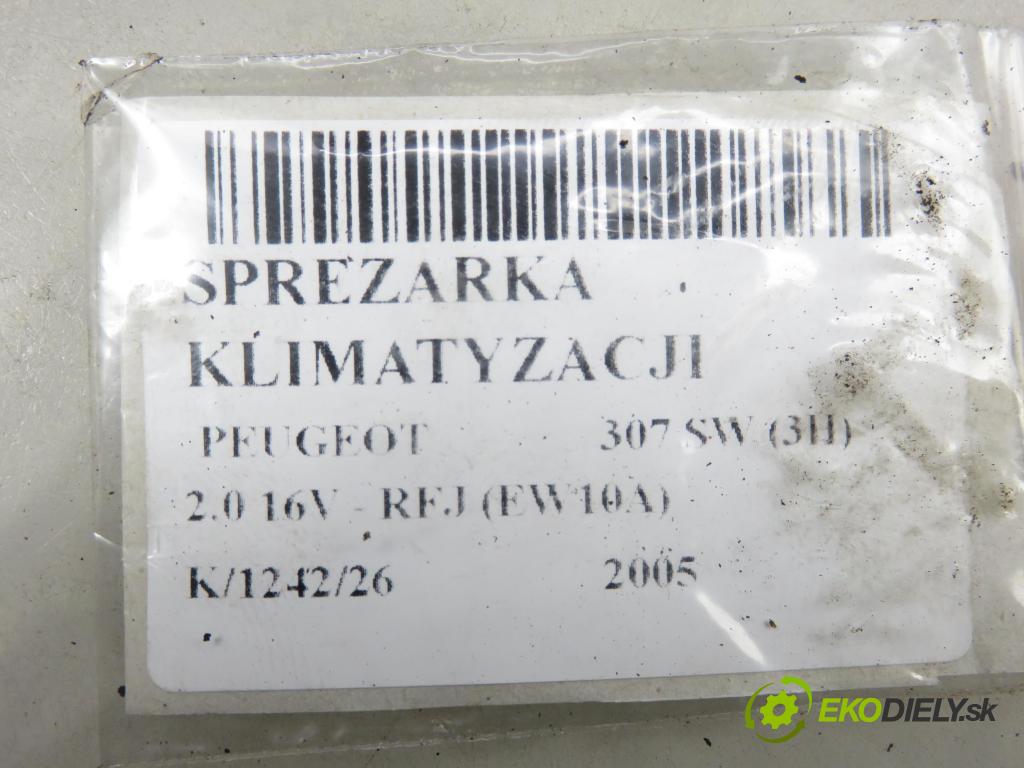 PEUGEOT 307 SW (3H) KOMBI 2005 0,00 2.0 16V - RFJ (EW10A) 1997,00 KOMPRESOR: klimatizace  (Kompresor klimatizace)