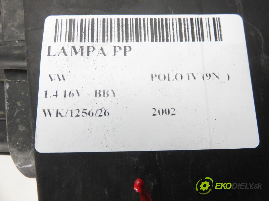VW POLO (9N_) HB 2002 55,00 1.4 16V - BBY 1390,00 Svetlo PP 6Q1941008M ; 0301190202