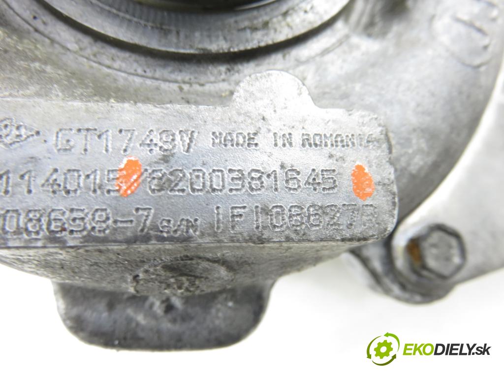 RENAULT GRAND SCENIC II (JM0/1_) MINIVAN 2004 88,00 1.9 dCi 120 - F9Q 812 1870,00 RYCHLONABÍJEČKA: 8200381645 (Kompletní turbodmychadlo)