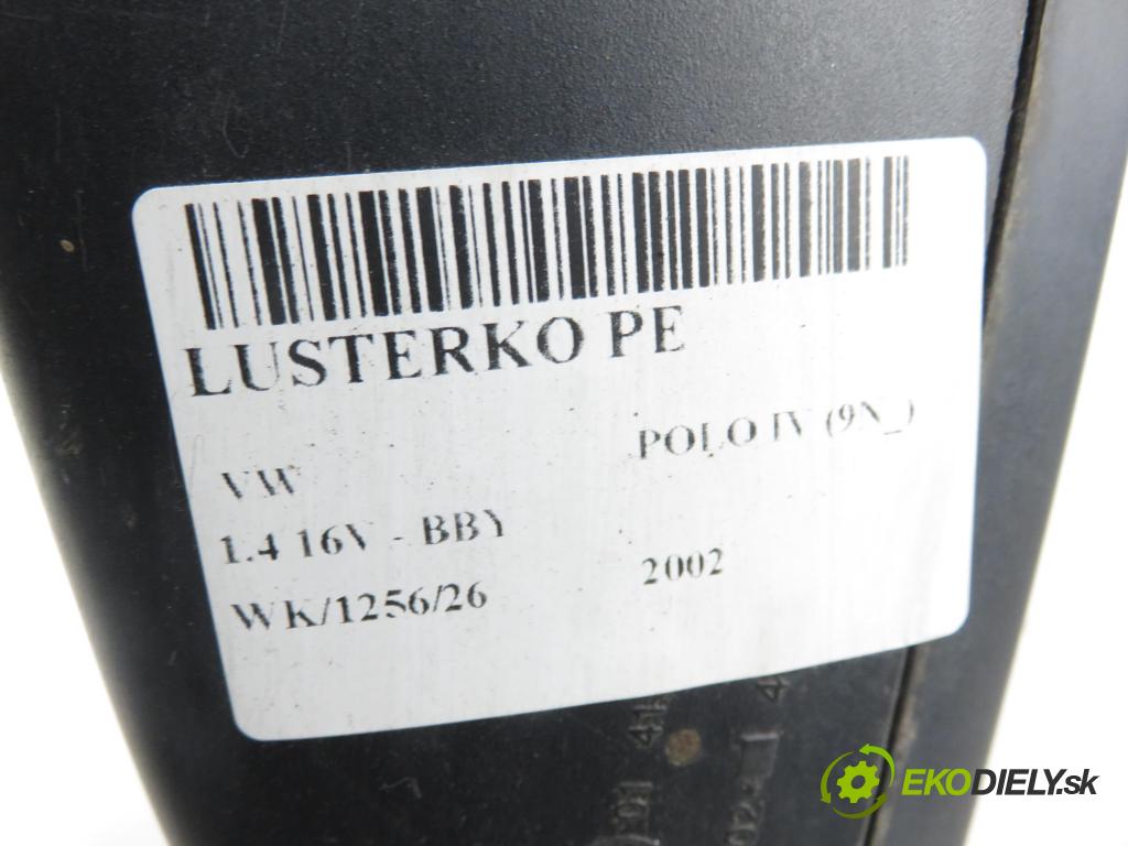 VW POLO (9N_) HB 2002 55,00 1.4 16V - BBY 1390,00 Spätné zrkadlo PM