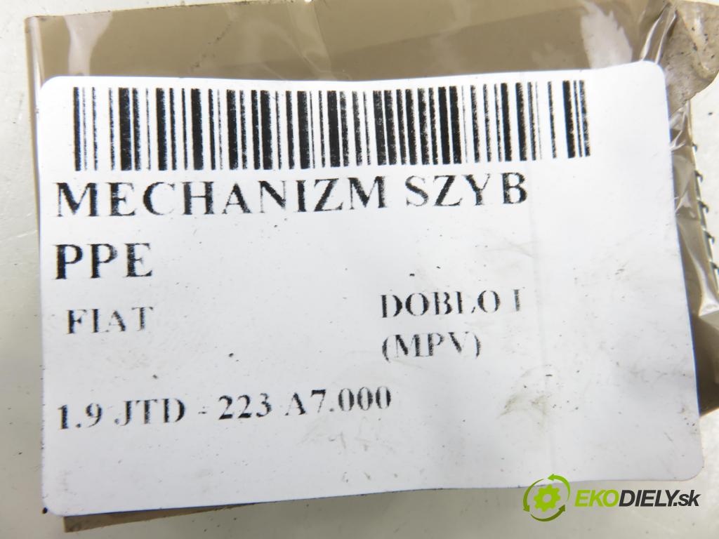 FIAT DOBLO nadwozie wielkoprzestrzenne (MPV) (119_, 223_) KOMBIVAN 2004 77,00 1.9 JTD - 223 A7.000 1910,00 Mechanizmus okien 0478000