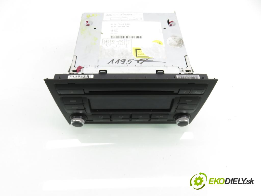 SEAT EXEO (3R2) SEDAN 2009 110,00 1.8 T - CFMA 1781,00 RADIO CD 3R0035186 ; 7648218366