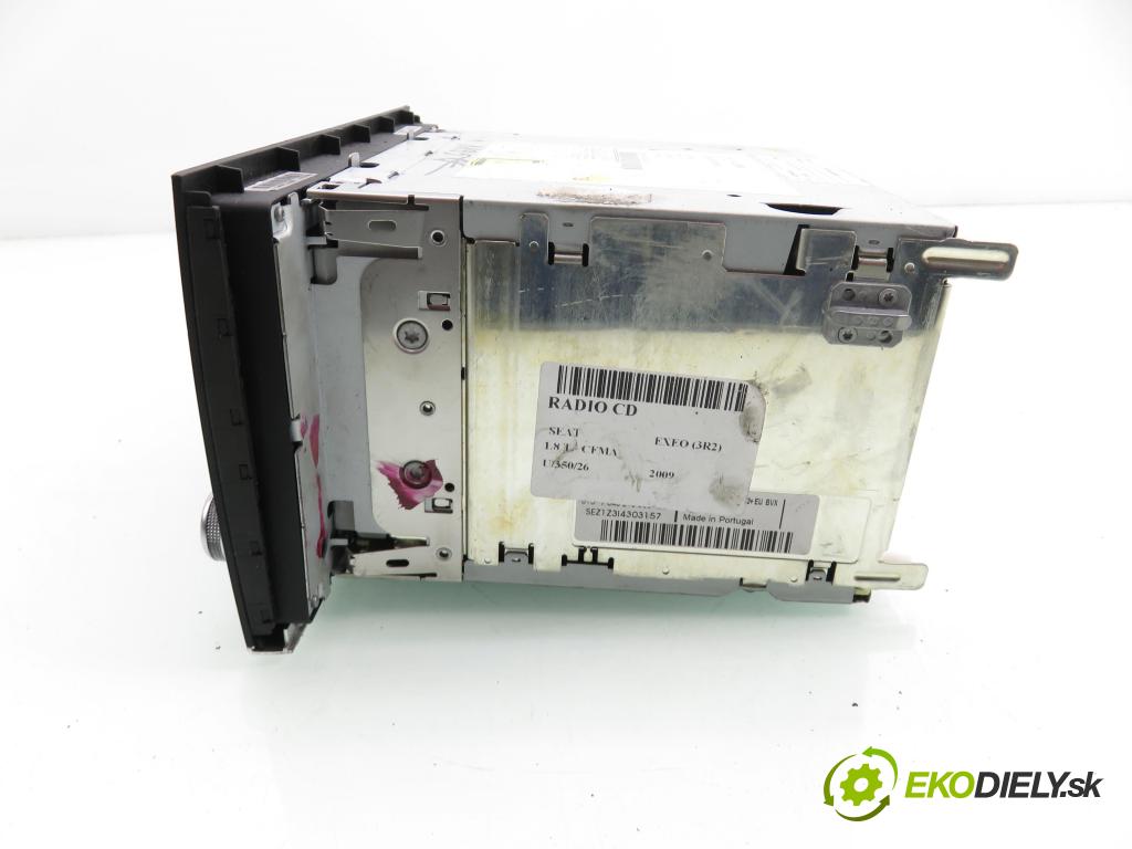 SEAT EXEO (3R2) SEDAN 2009 110,00 1.8 T - CFMA 1781,00 RADIO CD 3R0035186 ; 7648218366
