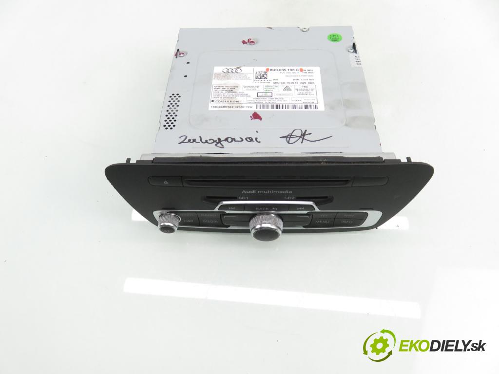 AUDI Q3 (8U) SUV 2014 130,00 2.0 TDI quattro - CFGC 1968,00 RADIO CD 8U0035193C