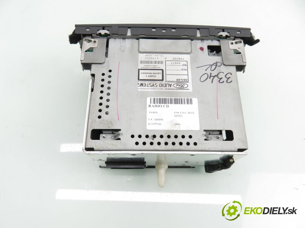FORD FOCUS C-MAX (DM2) MINIVAN 2006 92,00 1.8 - QQDB 1798,00 RADIO CD 6S6118C815AG