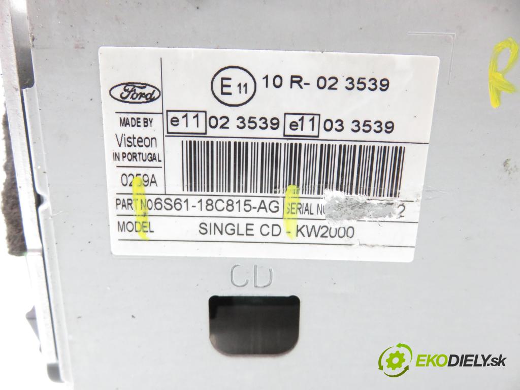 FORD FOCUS C-MAX (DM2) MINIVAN 2006 92,00 1.8 - QQDB 1798,00 RADIO CD 6S6118C815AG