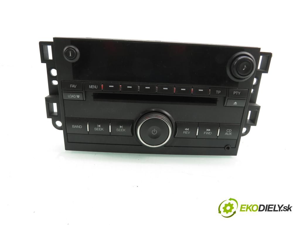 CHEVROLET CAPTIVA (C100, C140) SUV 2007 110,00 2.0 D 4WD - Z 20 S 1991,00 RADIO CD 96673510