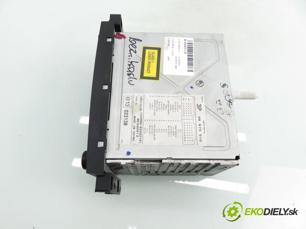 CHEVROLET CAPTIVA (C100, C140) SUV 2007 110,00 2.0 D 4WD - Z 20 S 1991,00 RADIO CD 96673510