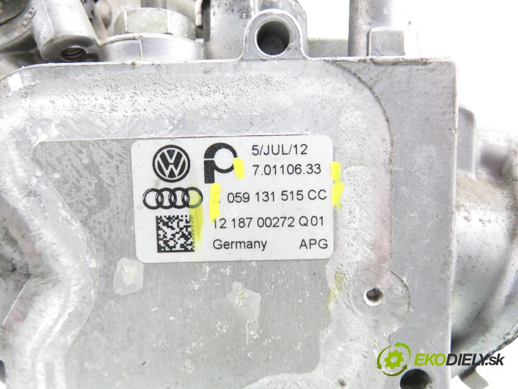 AUDI A4 (8K2, B8) SEDAN 2008 176,00 3.0 TDI quattro - CCWA 2967,00 VENTIL: EGR 059131515CC ; 70110633 ; 059131502B