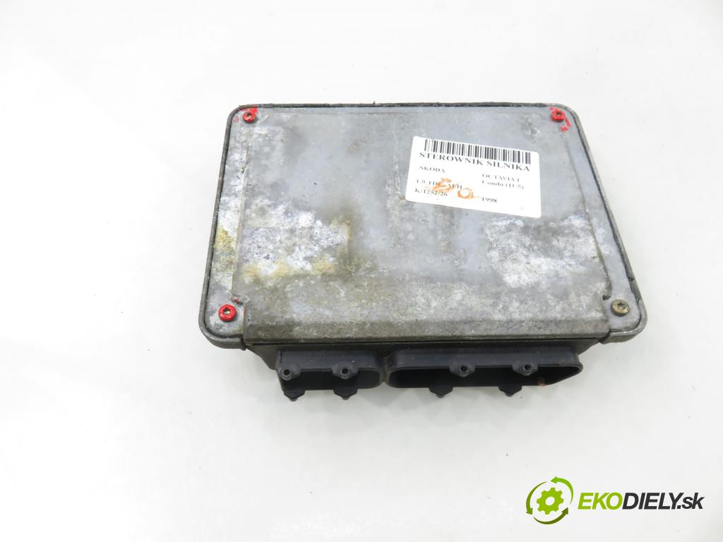 SKODA OCTAVIA I Combi (1U5) KOMBI 1998 66,00 1.9 TDI 90 - ALH 1896,00 řídící jednotka motora 038906018BQ ; 0281001849