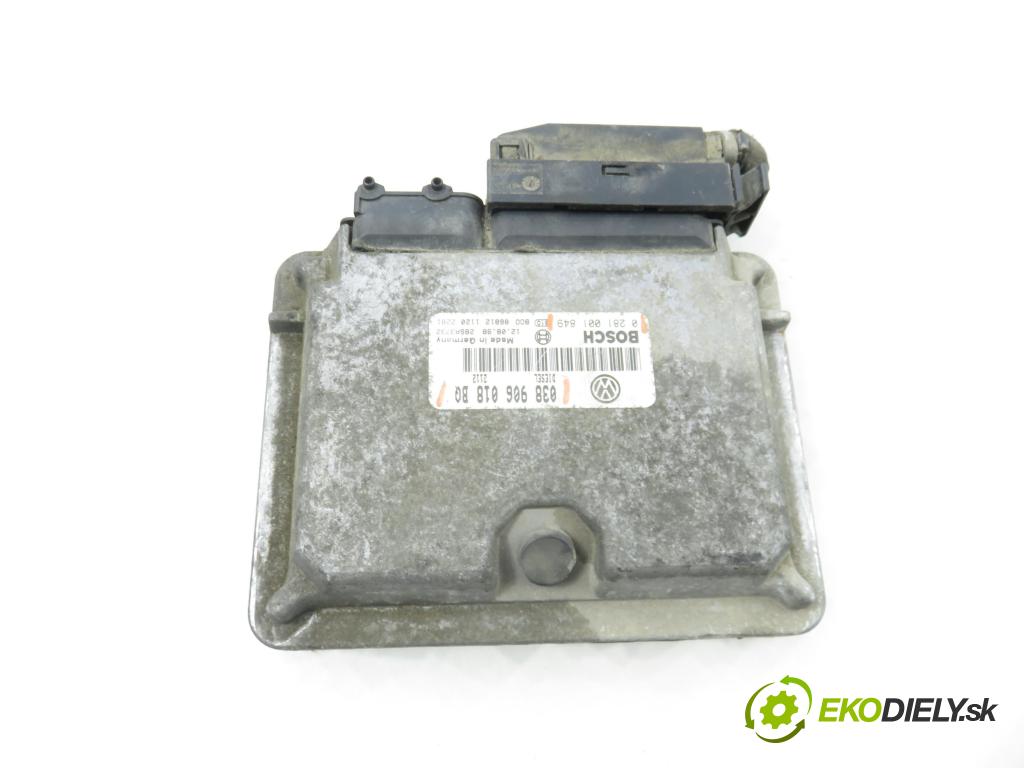 SKODA OCTAVIA I Combi (1U5) KOMBI 1998 66,00 1.9 TDI 90 - ALH 1896,00 řídící jednotka motora 038906018BQ ; 0281001849