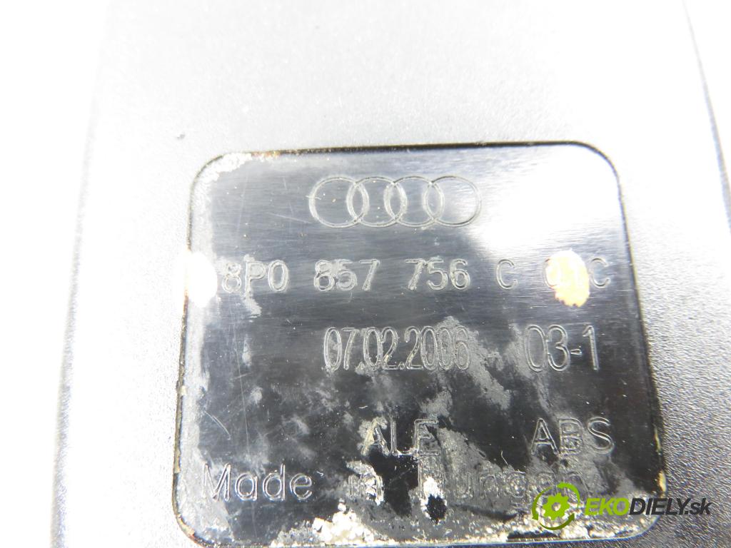 AUDI A3 Sportback (8PA) HB 2006 75,00 1.6 - BSE 1595,00 zapínače pásů PŘEDNÍ: 8P0857755D ; 8P0857756C