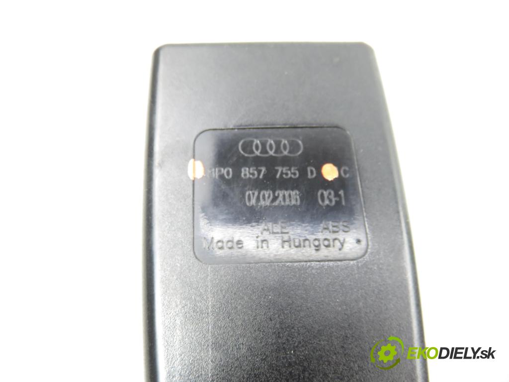 AUDI A3 Sportback (8PA) HB 2006 75,00 1.6 - BSE 1595,00 zapínače pásů PŘEDNÍ: 8P0857755D ; 8P0857756C