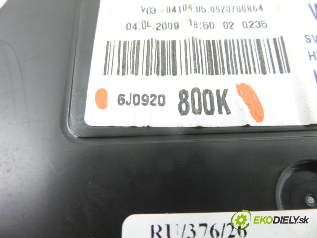 SEAT IBIZA IV (6J5, 6P1) HB 2009 77,00 1.6 - BTS 1598,00 prístrojovka elektrický 6J0920800K