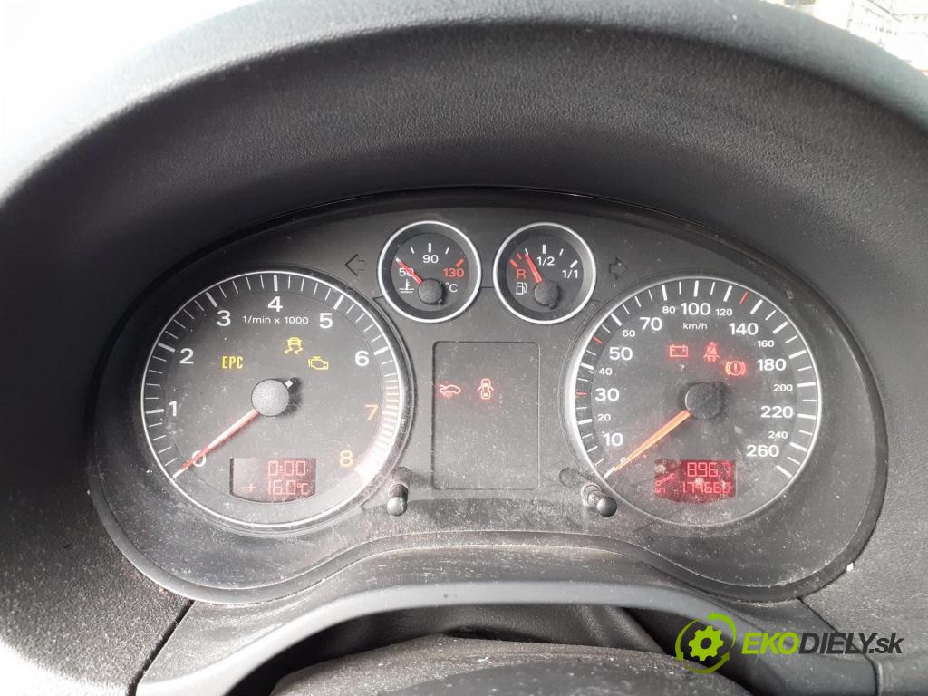 AUDI A3 Sportback (8PA) HB 2006 75,00 1.6 - BSE 1595,00 Prístrojovka elektrický 8P0920900M