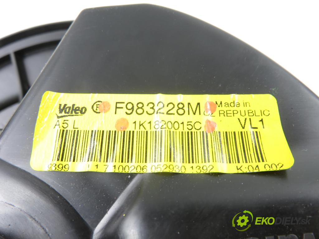 AUDI A3 Sportback (8PA) HB 2006 75,00 1.6 - BSE 1595,00 ventilátor větráku 1K1820015C ; F983228M