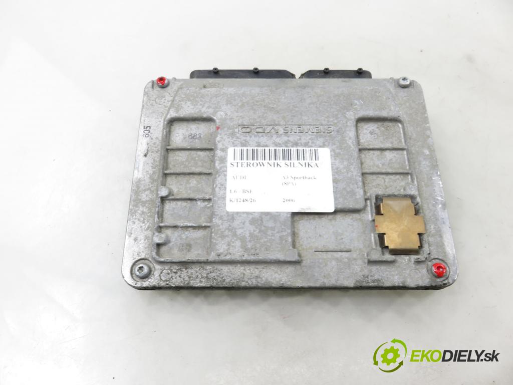AUDI A3 Sportback (8PA) HB 2006 75,00 1.6 - BSE 1595,00 Riadiaca jednotka Motor 5WP4023001 ; 06SA906033EH