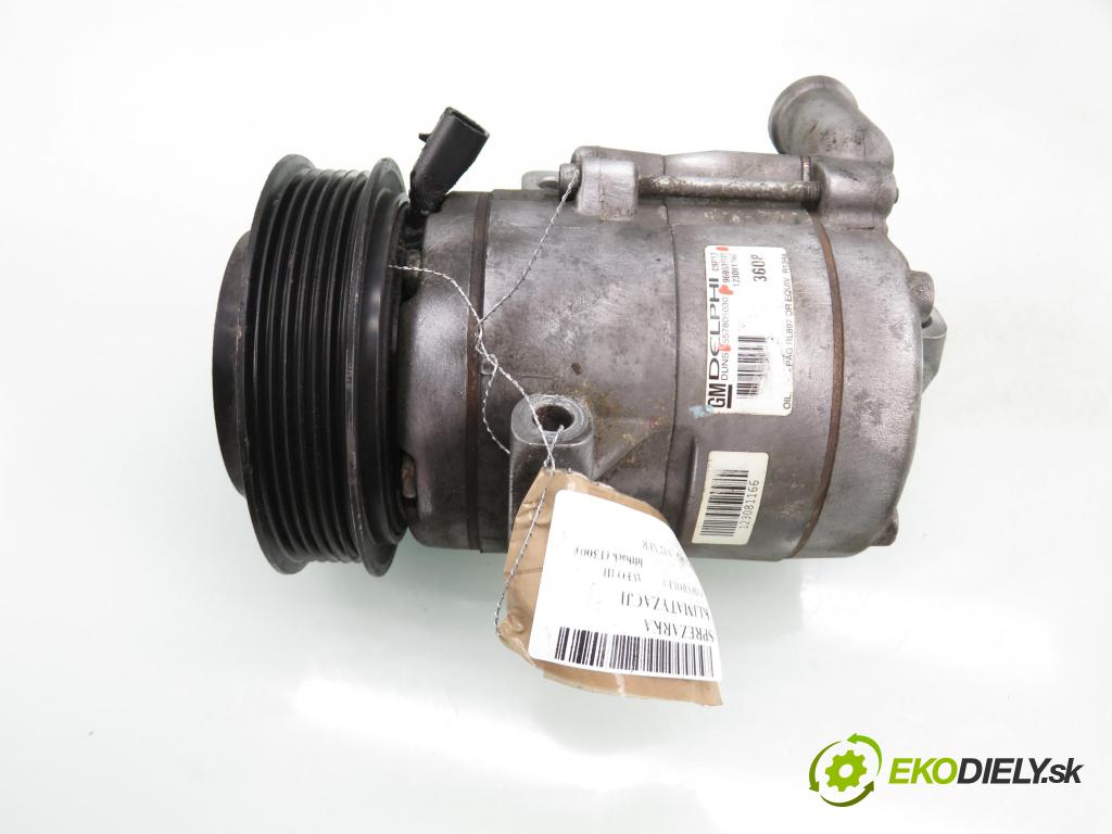 CHEVROLET AVEO liftback (T300) HB 2012 63,00 1.2 LPG - A 12 XER 1229,00 KOMPRESOR: klimatizace 557805030 ; 96953608 (Kompresor klimatizace)