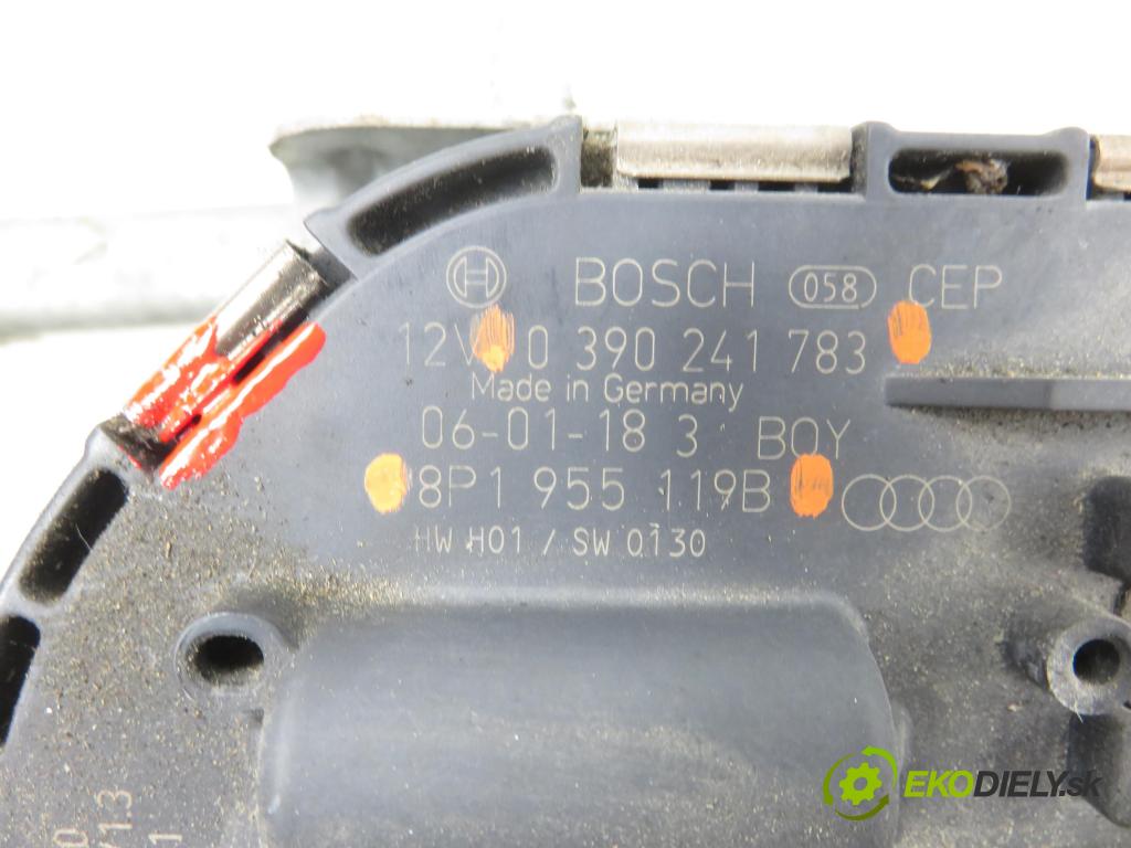 AUDI A3 Sportback (8PA) HB 2006 75,00 1.6 - BSE 1595,00 Motorček stieračov 0390241783 ; 8P1955119B ; 3397020841