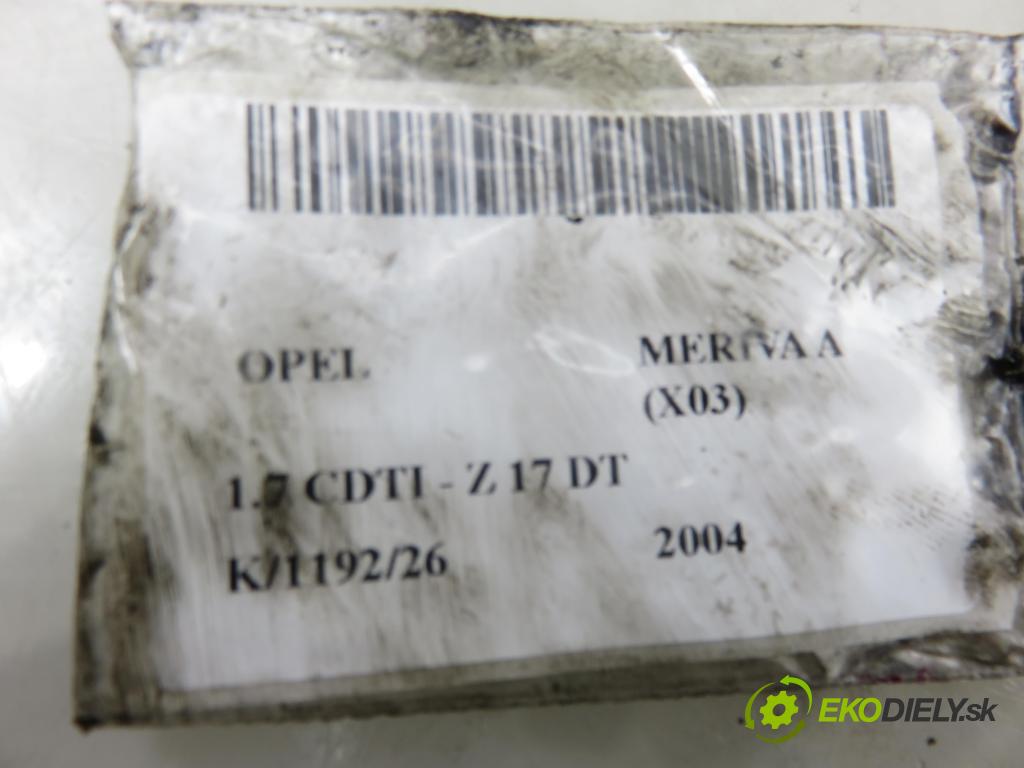 OPEL MERIVA A nadwozie wielkoprzestrzenne (MPV) (X03) HB 2004 74,00 1.7 CDTI 101 - Z 17 DT 1686,00 vstrekovač 8973138612 (Vstrekovač paliva)