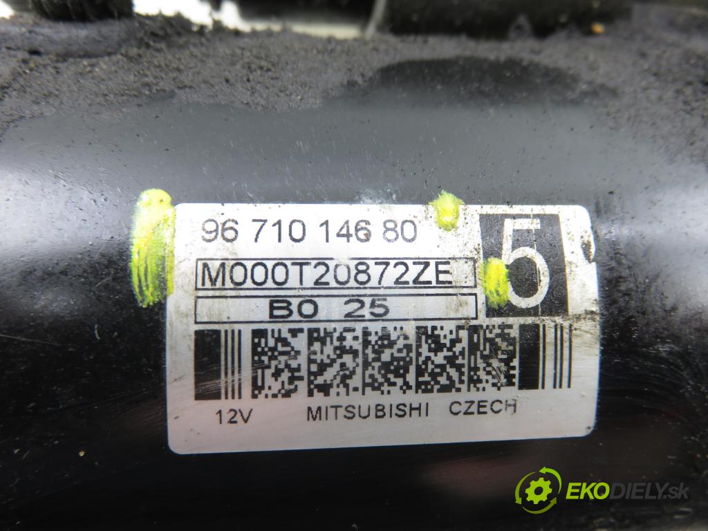 PEUGEOT 5008 (0U_, 0E_) MINIVAN 2010 110,00 2.0 HDi 150 / BlueHDi 150 - RHE (DW10CTED4) 1997,00 startér 9671014680 ; M000T20872ZE (Startér)
