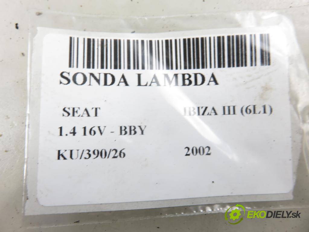 SEAT IBIZA III (6L1) HB 2002 55,00 1.4 16V - BBY 1390,00 sonda lambda 036906262G (Lambda sonda)