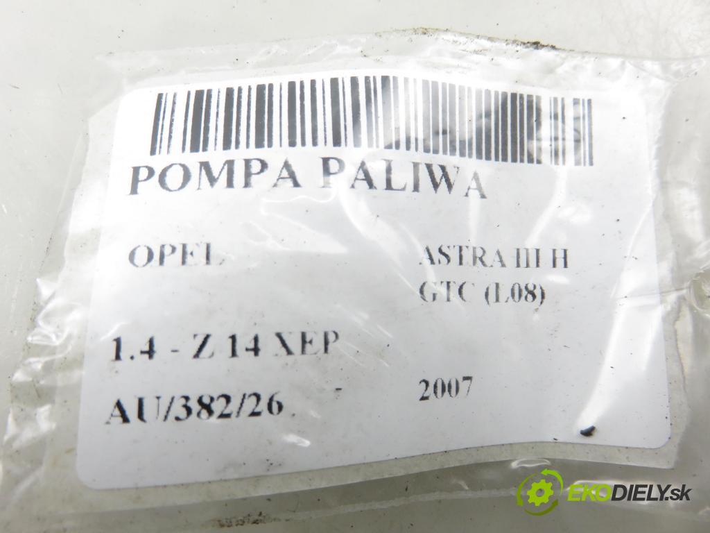 OPEL ASTRA H GTC (L08) HB 2007 66,00 1.4 - Z 14 XEP 1364,00 Pumpa paliva 0580314196 ; 13238851