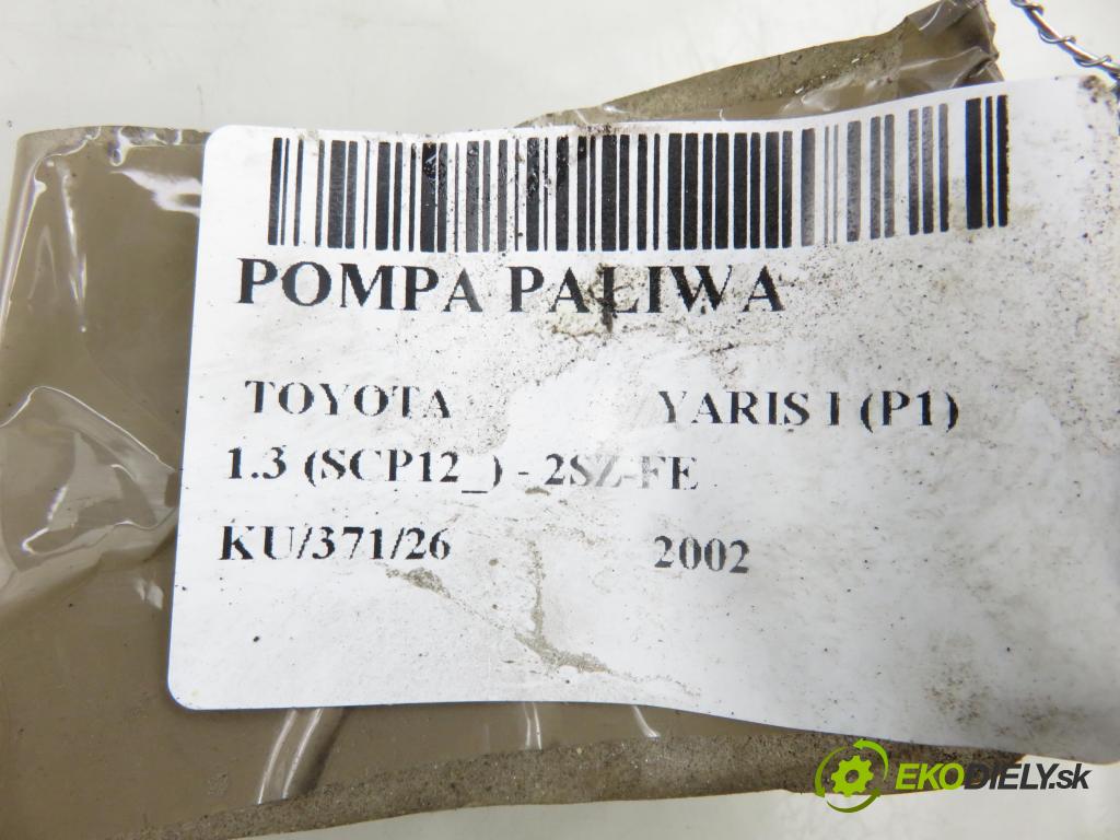 TOYOTA YARIS (_P1_) HB 2002 64,00 1.3 VVTi 87 - 2SZ-FE 1298,00 Pumpa paliva